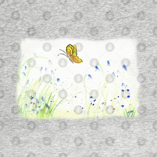 Butterfly in Grass by designs-by-ann